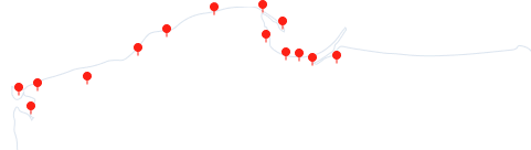 Map Marine and Shore Rescue Stations.